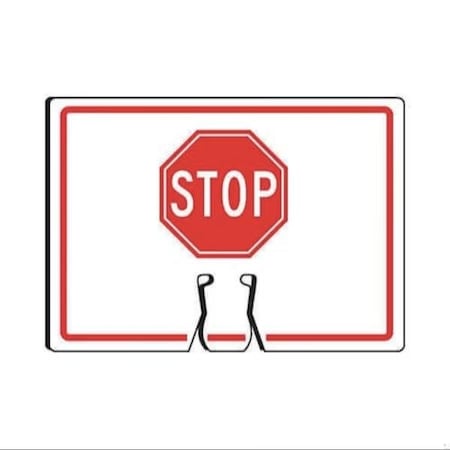 Accuform Traffic Cone Top Warning Sign FBC738